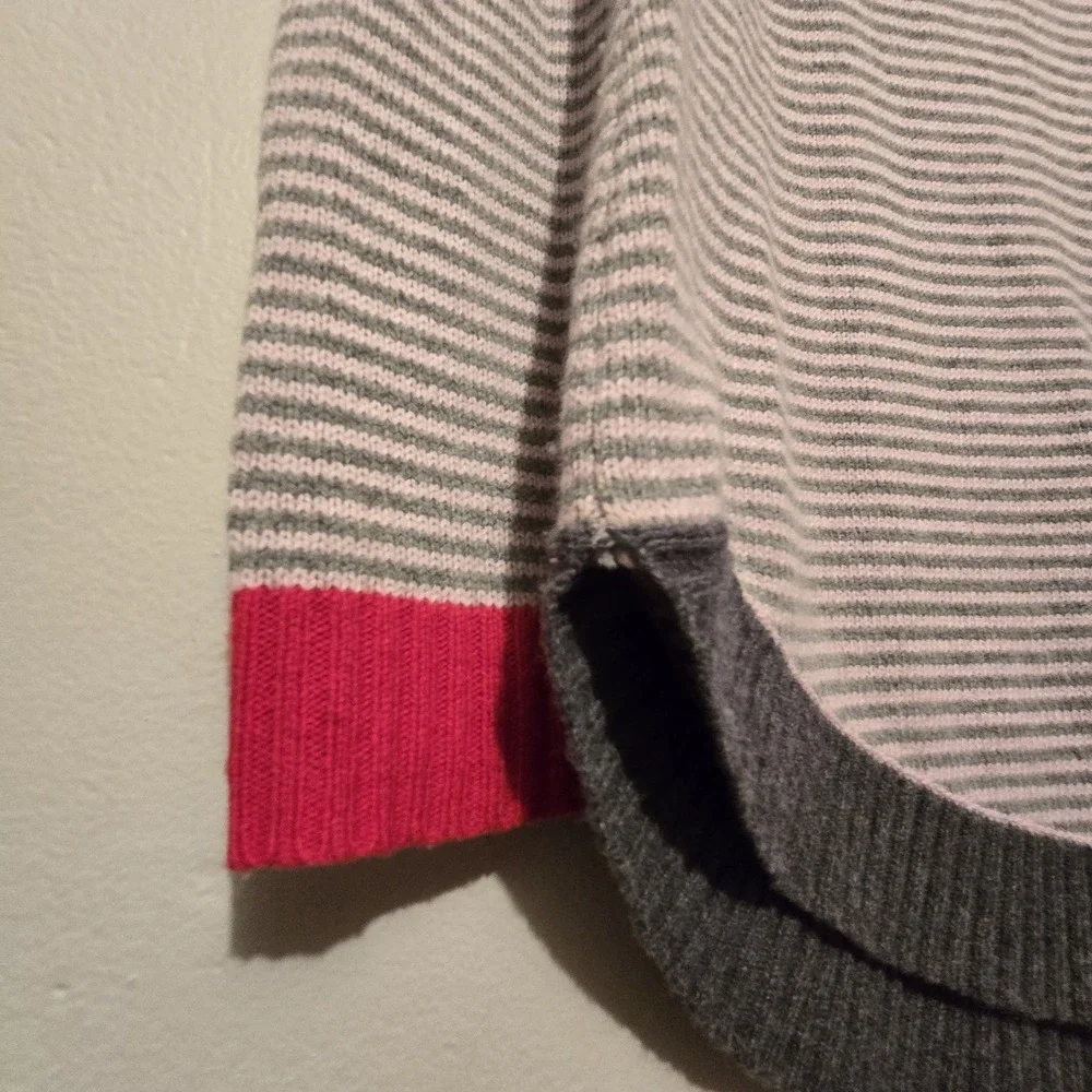 Zaket Plover Striped Sweater‎ Women's XS Merino Cotton Colorful Lightweight